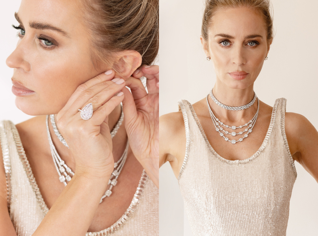 emily blunt tiffany & co jewellery