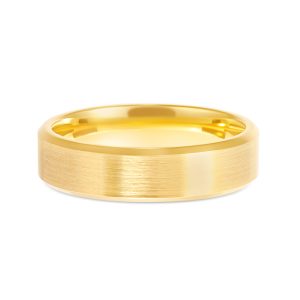 yellow gold wedding band