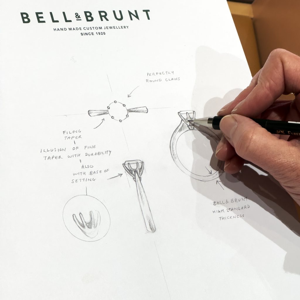 sketching a solitaire