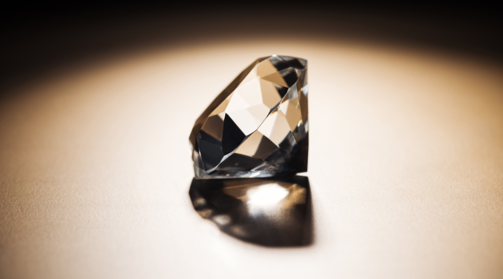 clear big diamond