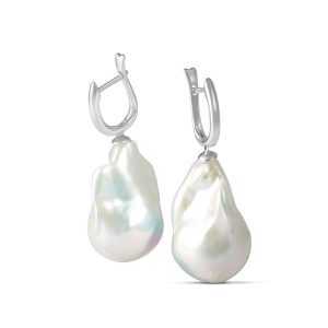 baroque pearl earrings