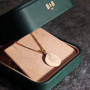 custom leaf pendant
