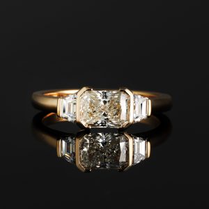 emerald diamond and cadillac diamond ring