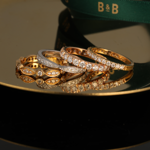 diamond stacker rings