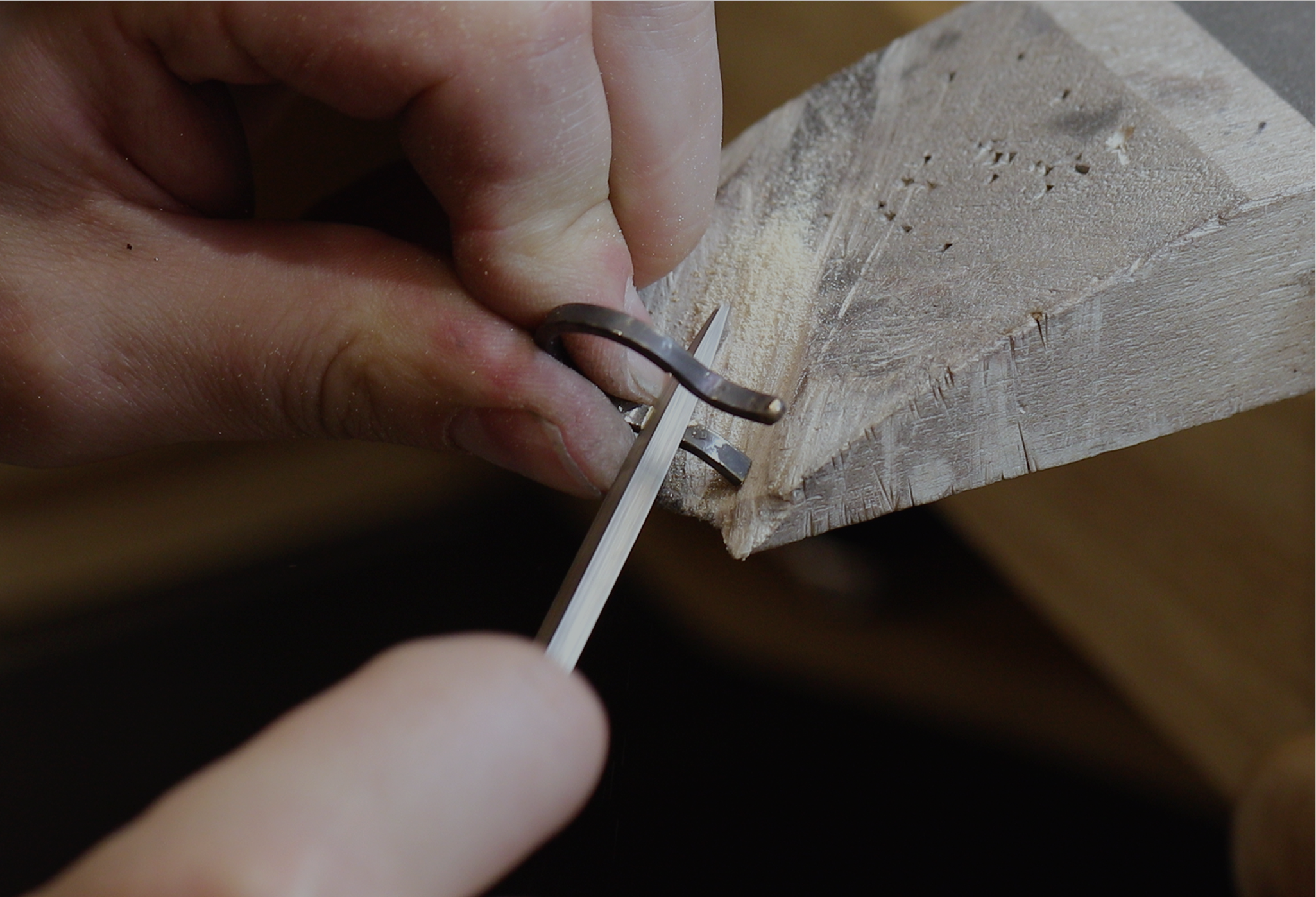 jeweller creating a ring at Bell & Brunt workshop