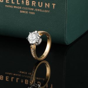 brilliant cut engagement ring