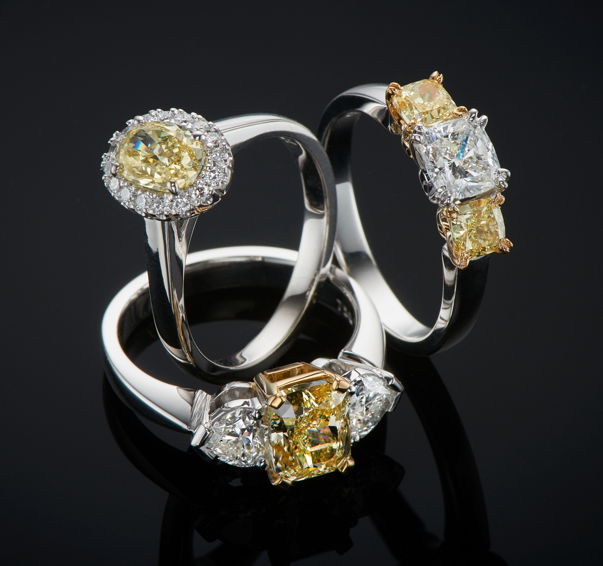Custom engagement rings at Bell & Brunt Jewellers Adelaide