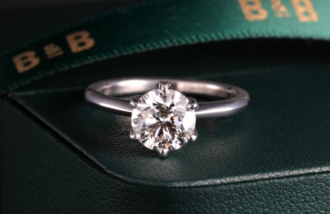 B&B Signature Solitaire Engagement Ring