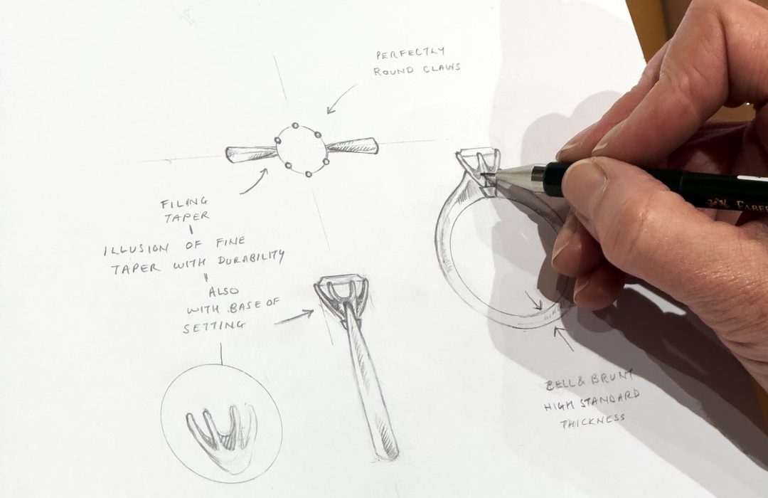 sketching a solitaire