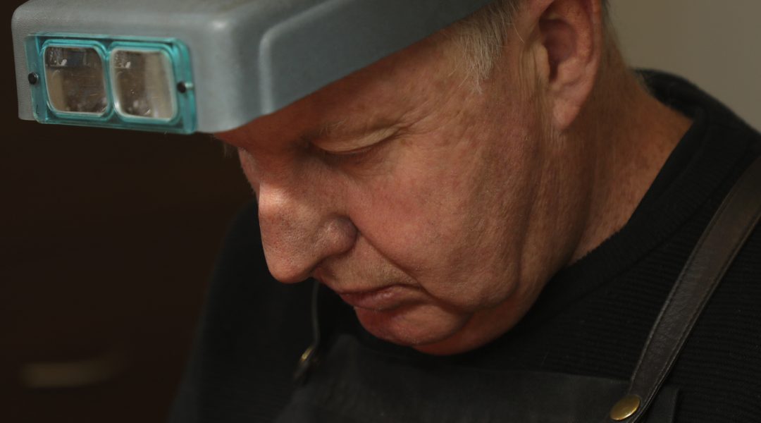 gary working on jewellery